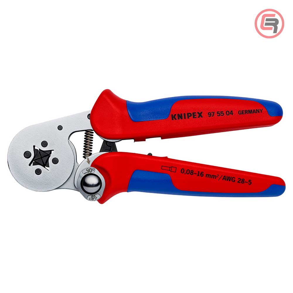 Knipex Kliješta Samopodešavajuća Za Kvadratno Presanje Čahura 0,08 - 16 mm2 – 97 55 04 - Slika 3