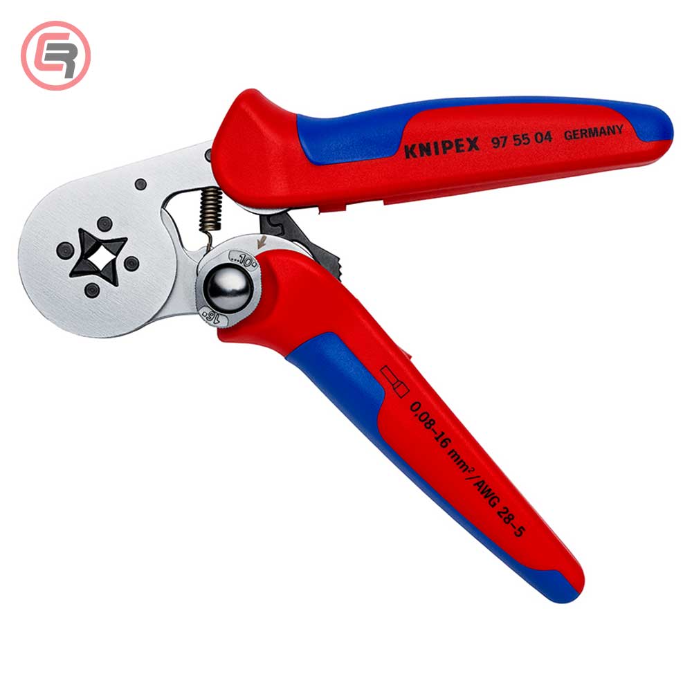 Knipex Kliješta Samopodešavajuća Za Kvadratno Presanje Čahura 0,08 - 16 mm2 – 97 55 04 - Slika 4