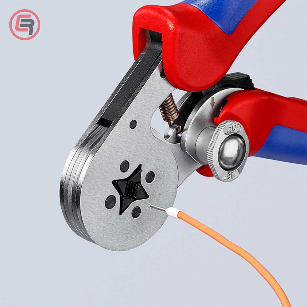 Knipex Kliješta Samopodešavajuća Za Kvadratno Presanje Čahura 0,08 - 16 mm2 – 97 55 04 - Slika 5