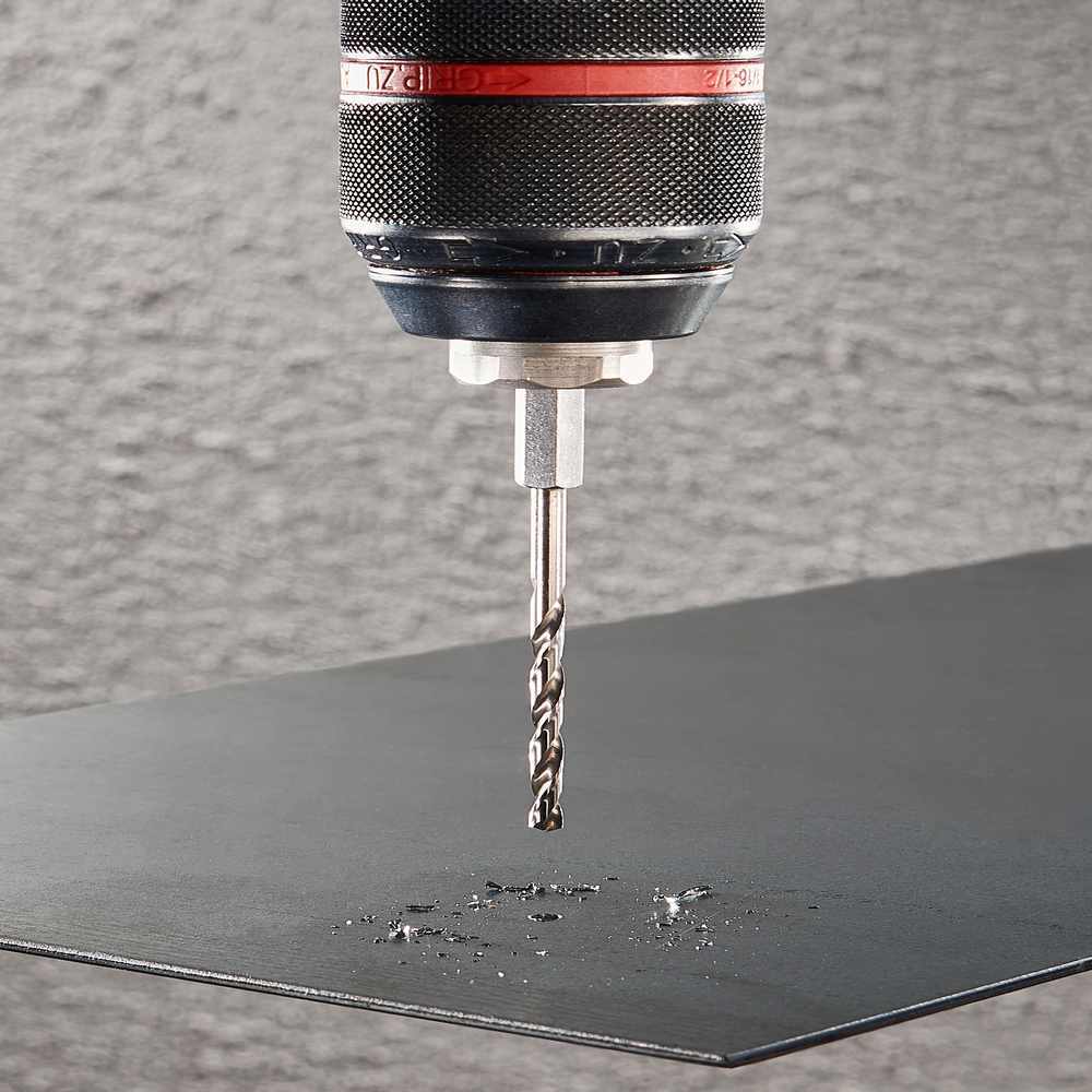 Wolfcraft Svrdlo Burgija Za Metal HSS fi 3 x 16 / 47 mm Prihvat 1/4" - 7257000 - Slika 5
