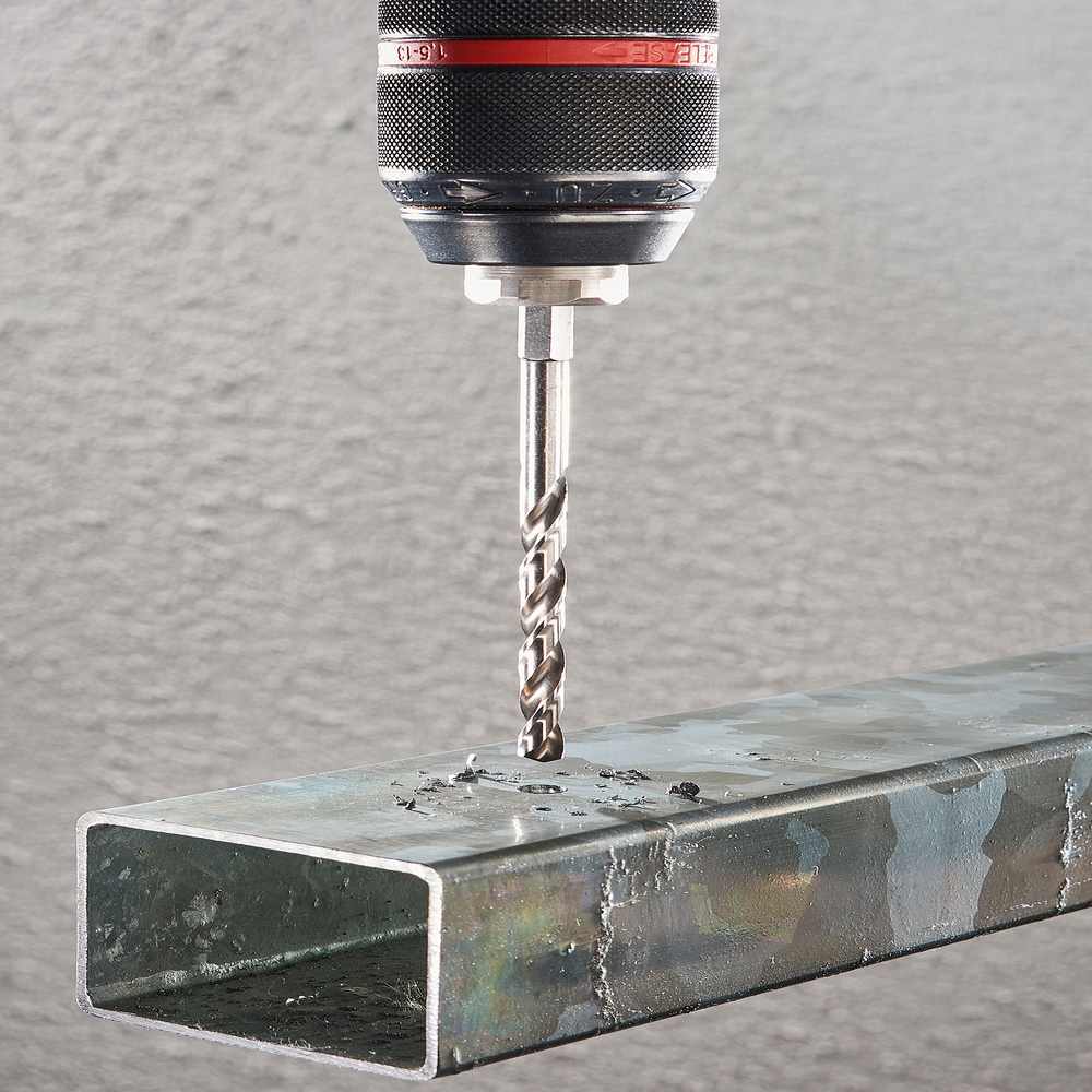 Wolfcraft Svrdlo Burgija Za Metal HSS fi 4 x 20 / 53 mm Prihvat 1/4" - 7258000 - Slika 3