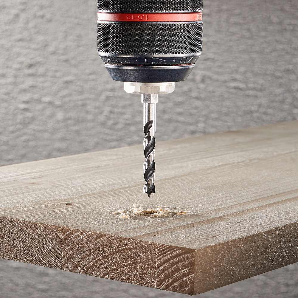 Wolfcraft Svrdlo Burgija Za Drvo CrV fi 3 x 35 / 65 mm Prihvat 1/4" - 7261000 - Slika 3