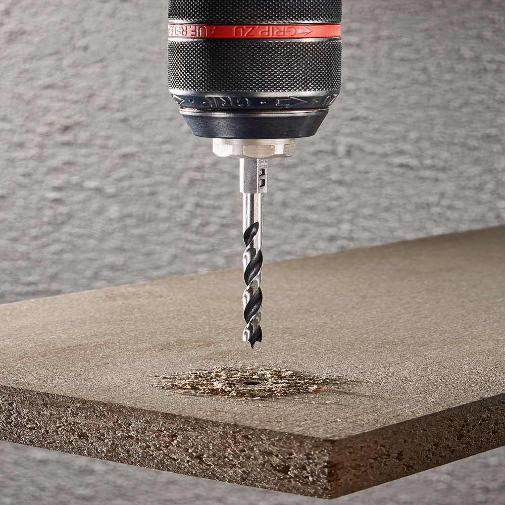 Wolfcraft Svrdlo Burgija Za Drvo CrV fi 3 x 35 / 65 mm Prihvat 1/4" - 7261000 - Slika 4