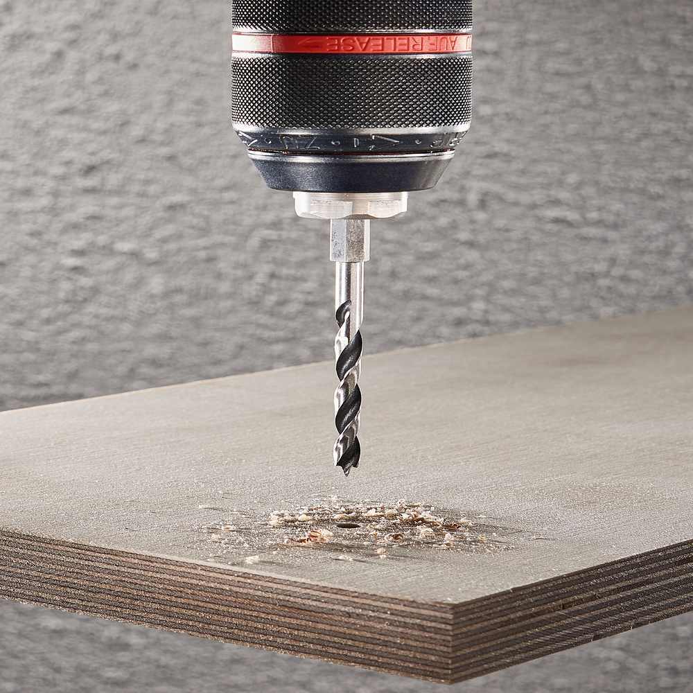 Wolfcraft Svrdlo Burgija Za Drvo CrV fi 3 x 35 / 65 mm Prihvat 1/4" - 7261000 - Slika 5