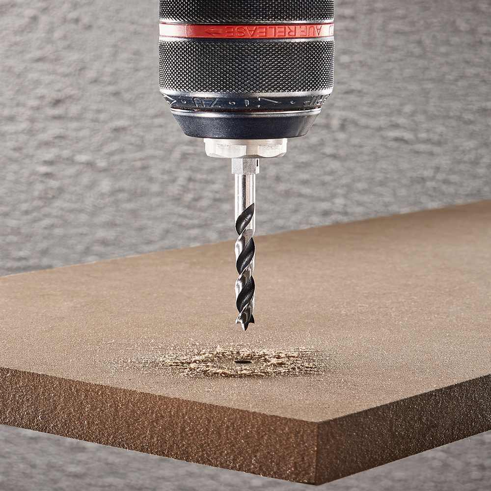 Wolfcraft Svrdlo Burgija Za Drvo CrV fi 3 x 35 / 65 mm Prihvat 1/4" - 7261000 - Slika 6