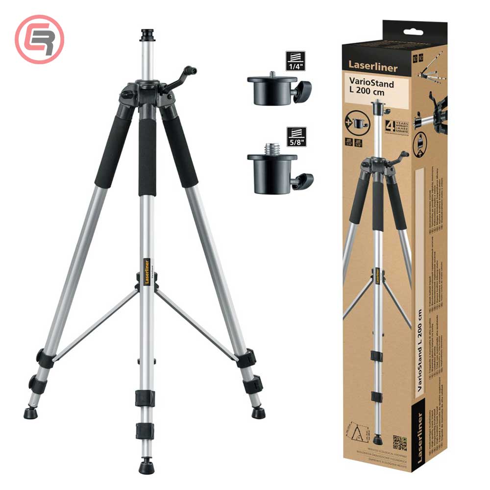 Laserliner Stativ VarioStand L 200 cm - 1/4" i 5/8" – 080.23E - Slika 2
