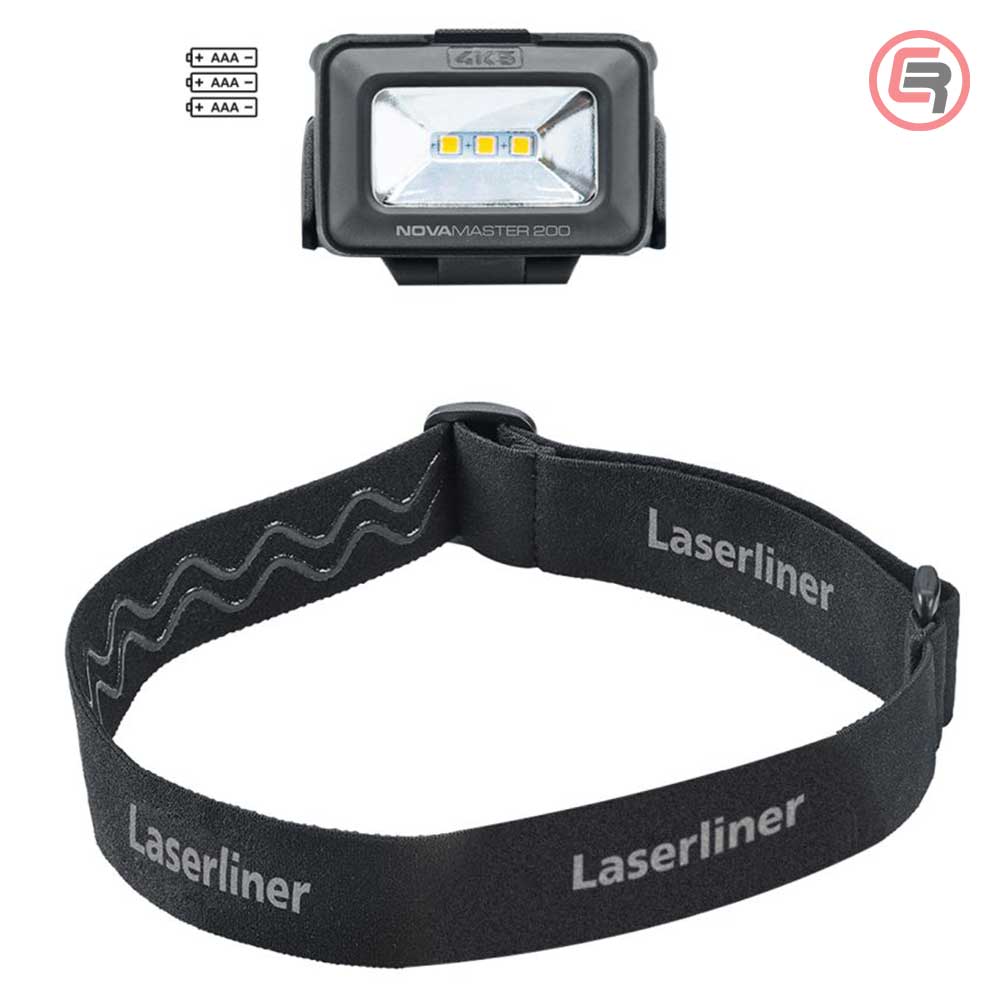 Laserliner Lampa Naglavna Led NovaMaster 200 / Max 200 lm – 030.400A - Slika 4