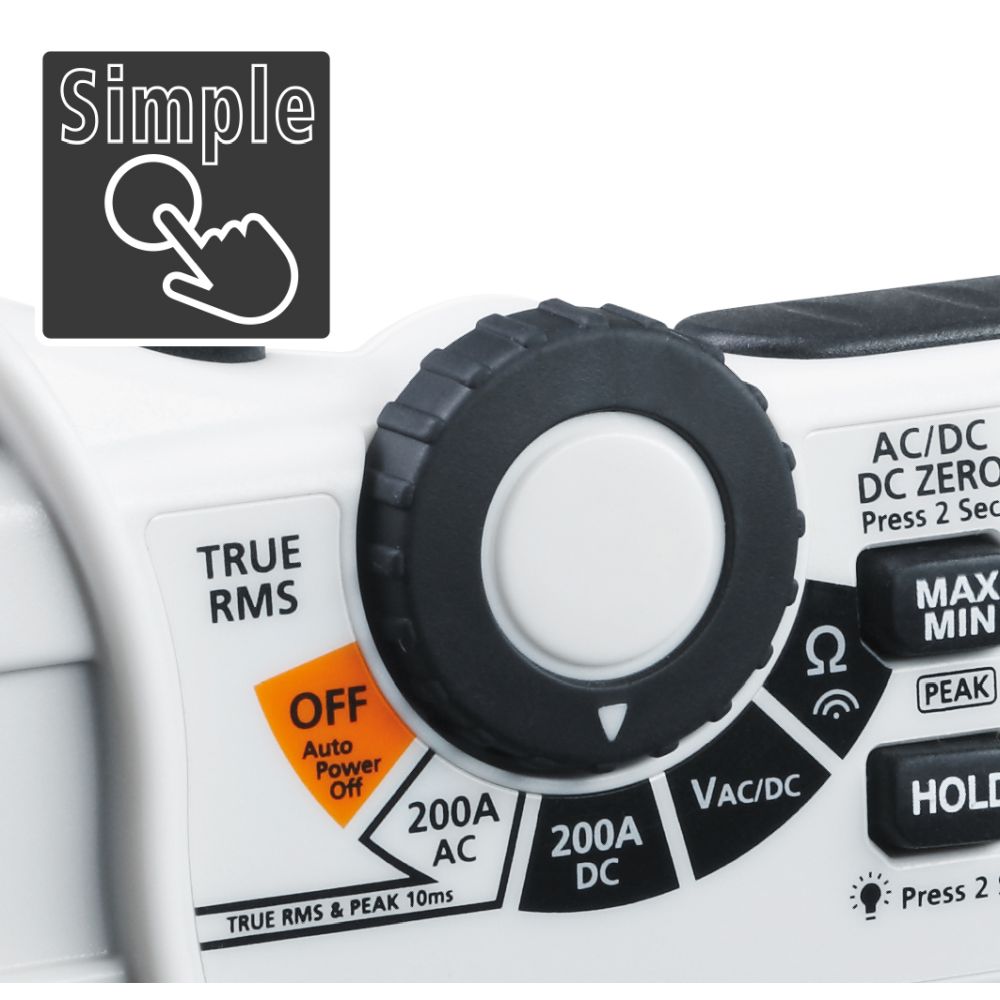 Laserliner Strujna Kliješta Multimetar Digitalni MultiClamp-Meter CAT III 600V TRUE RMS – 083.040A - Slika 3