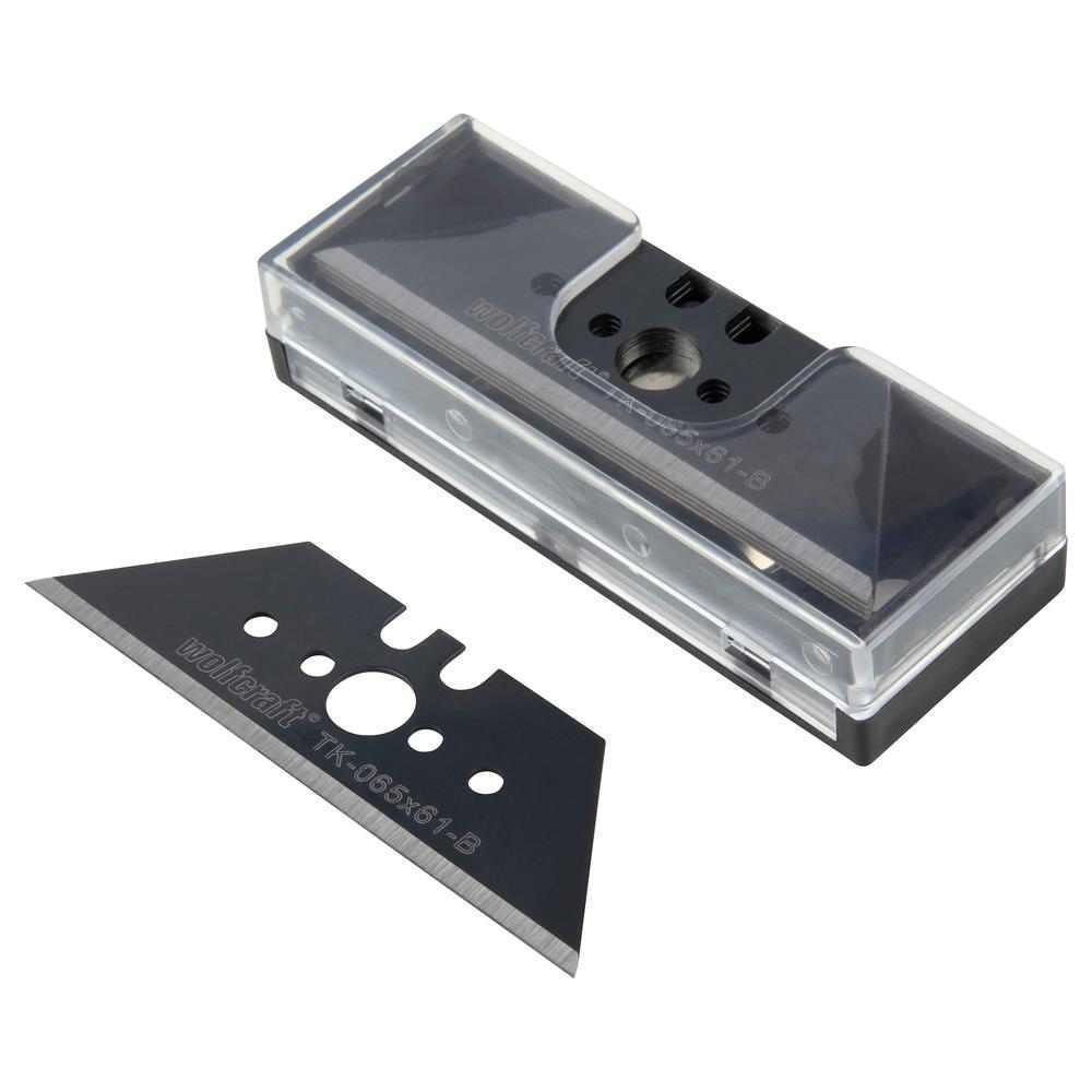 Wolfcraft Oštrice Za Skalper Trapezne Pro-Sharp Crne 0,65 x 61 mm / 5 kom – 4206000