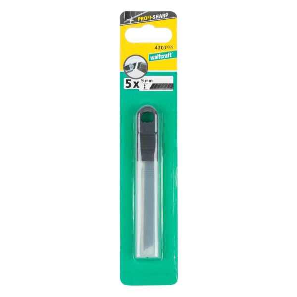 Wolfcraft Oštrice Za Skalper 9 mm Pro Sharp Crne, 13 Segmenata / 5 kom – 4207000 - Slika 5