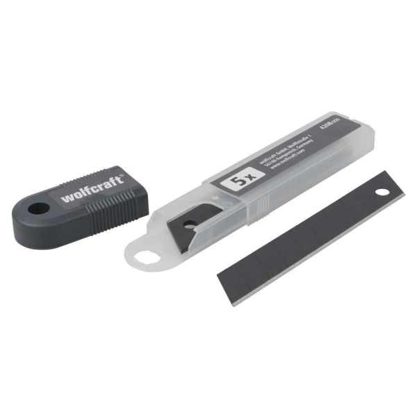 Wolfcraft Oštrice Za Skalper 18 mm Pro Sharp Crne, 8 Segmenata / 5 kom – 4208000