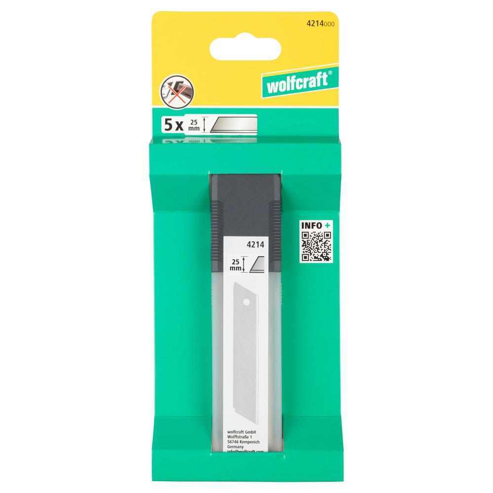 Wolfcraft Oštrice Za Skalper 25 mm Bez Odlomljivih Segmenata / 5 kom – 4214000 - Slika 4