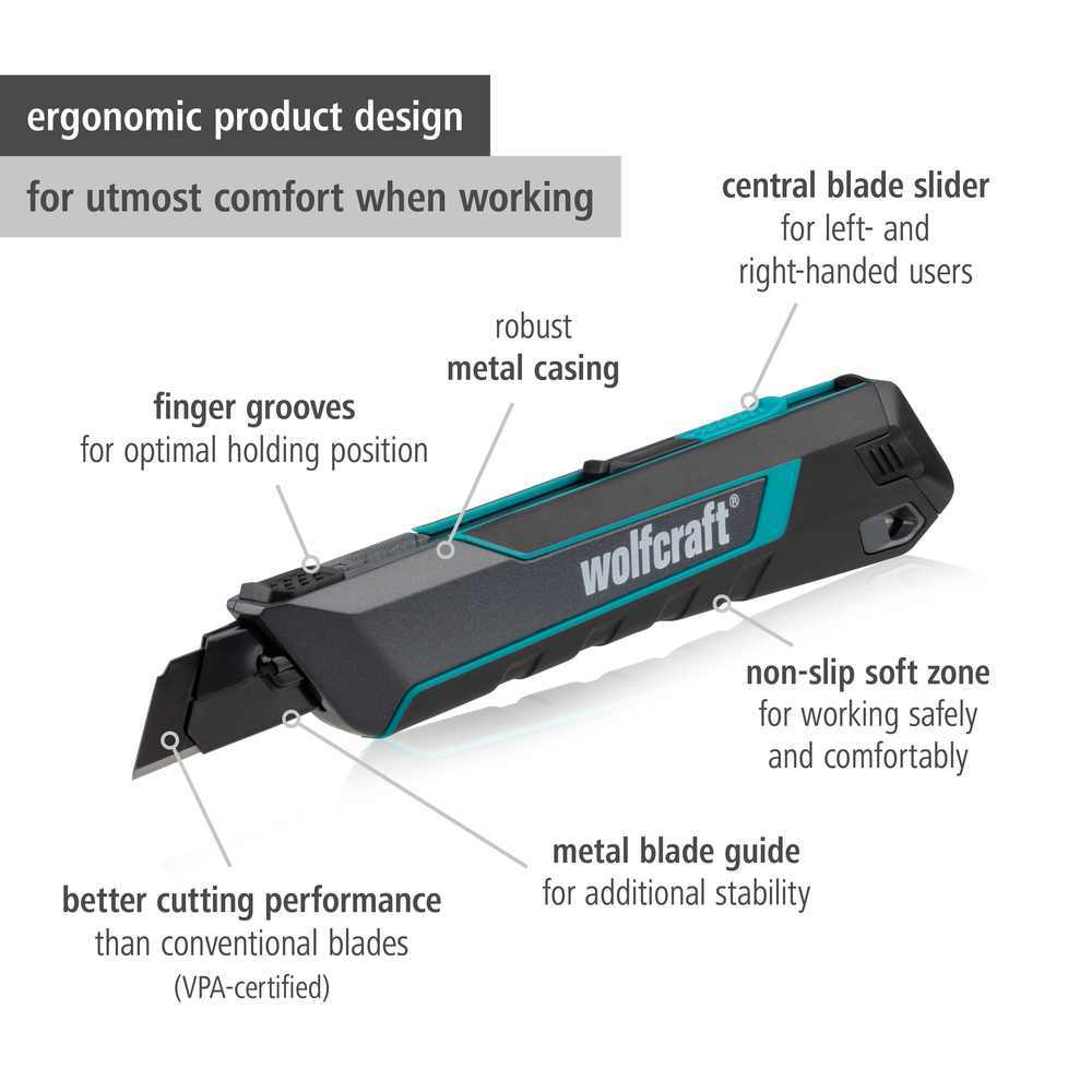 Wolfcraft Skalper Metalno Kučište Profesionalni 18 mm Pro Safety - 4290000 - Slika 7