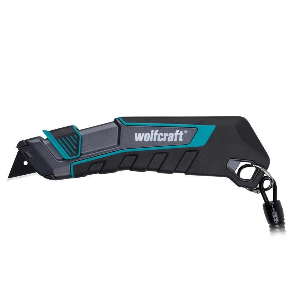 Wolfcraft Skalper Metalno Kučište Sa Trapeznom Oštricom 61 x 0,65 mm Pro Safety Sa Futrolom i Vezicom - 4292000 - Slika 4