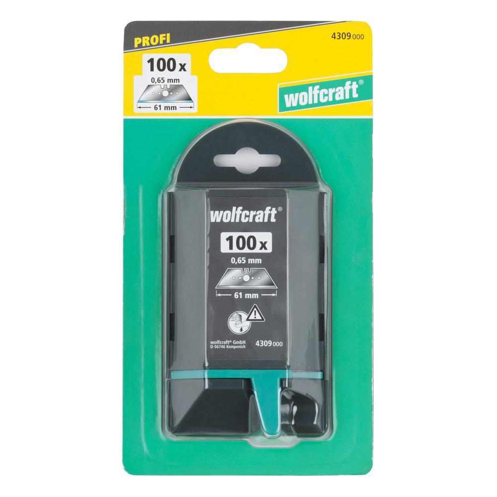 Wolfcraft Oštrice Za Skalper Trapezne Profi 0,65 x 61 mm / 100 kom – 4309000 - Slika 6