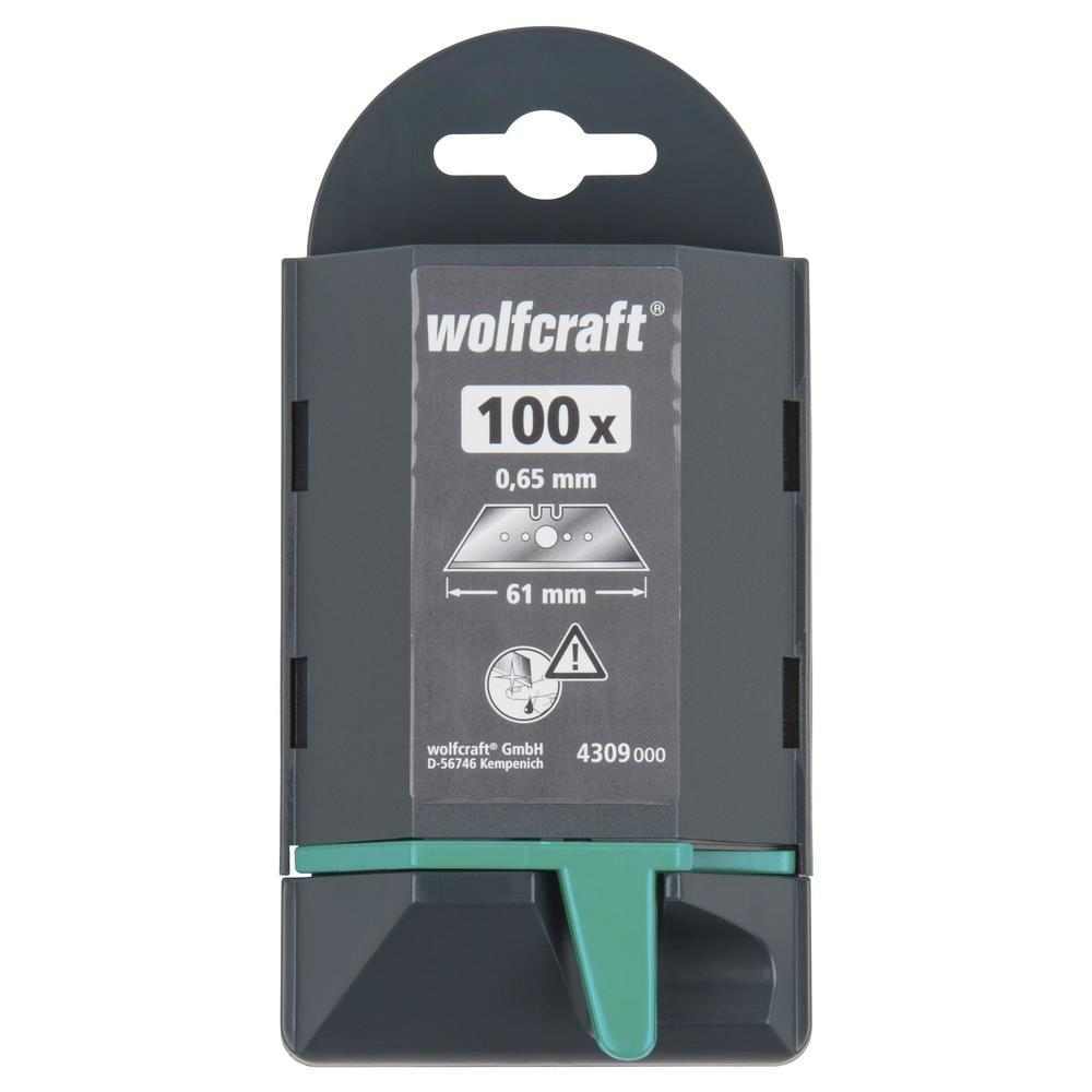 Wolfcraft Oštrice Za Skalper Trapezne Profi 0,65 x 61 mm / 100 kom – 4309000 - Slika 3