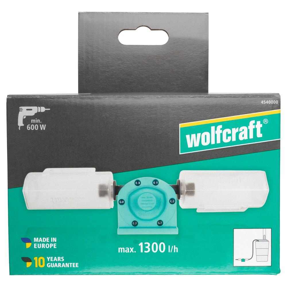 Wolfcraft Pumpa Pretočna Za Bušilicu Plastično Kućište SOLID 1300 l/h - 4540000 - Slika 12
