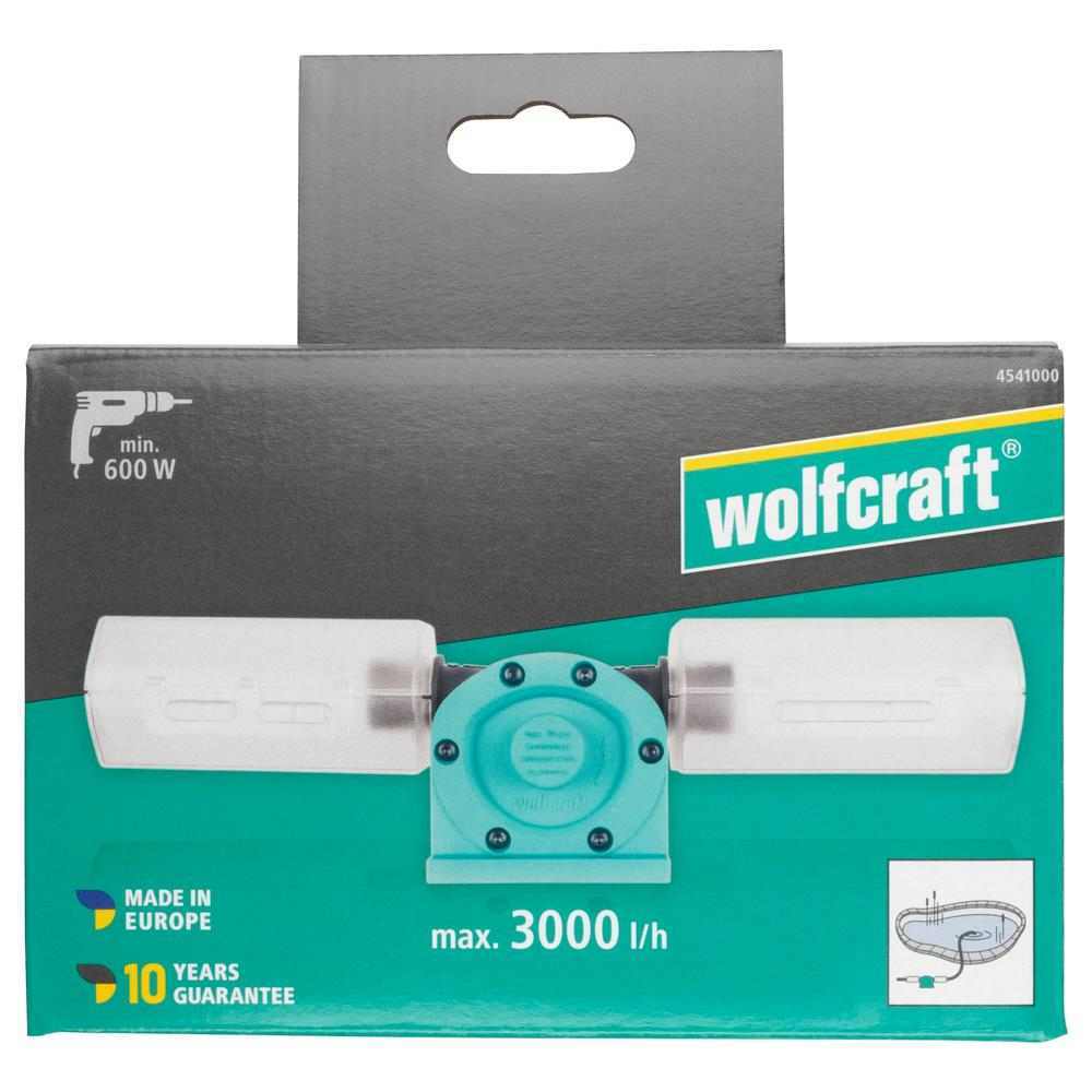 Wolfcraft Pumpa Pretočna Za Bušilicu Plastično Kućište PRO 3000 l/h - 4541000 - Slika 16