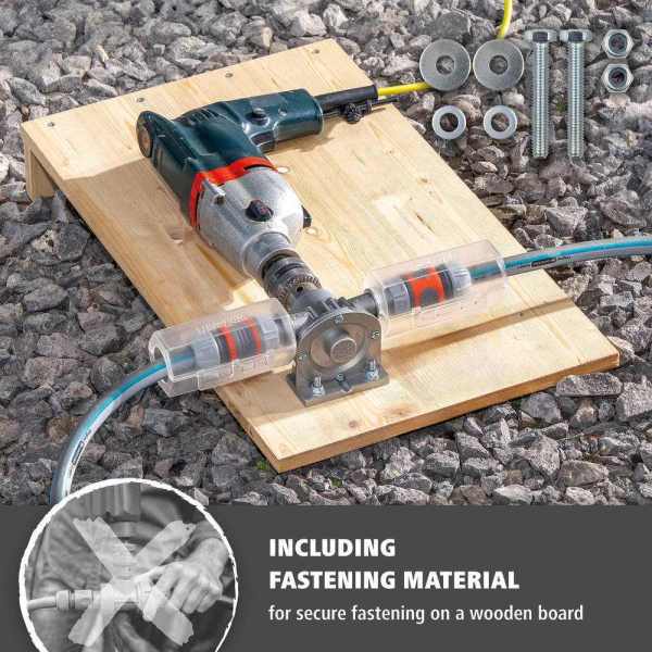 Wolfcraft Pumpa Pretočna Za Bušilicu Plastično Kućište PRO MAX 3000 l/h - 4542000 - Slika 8
