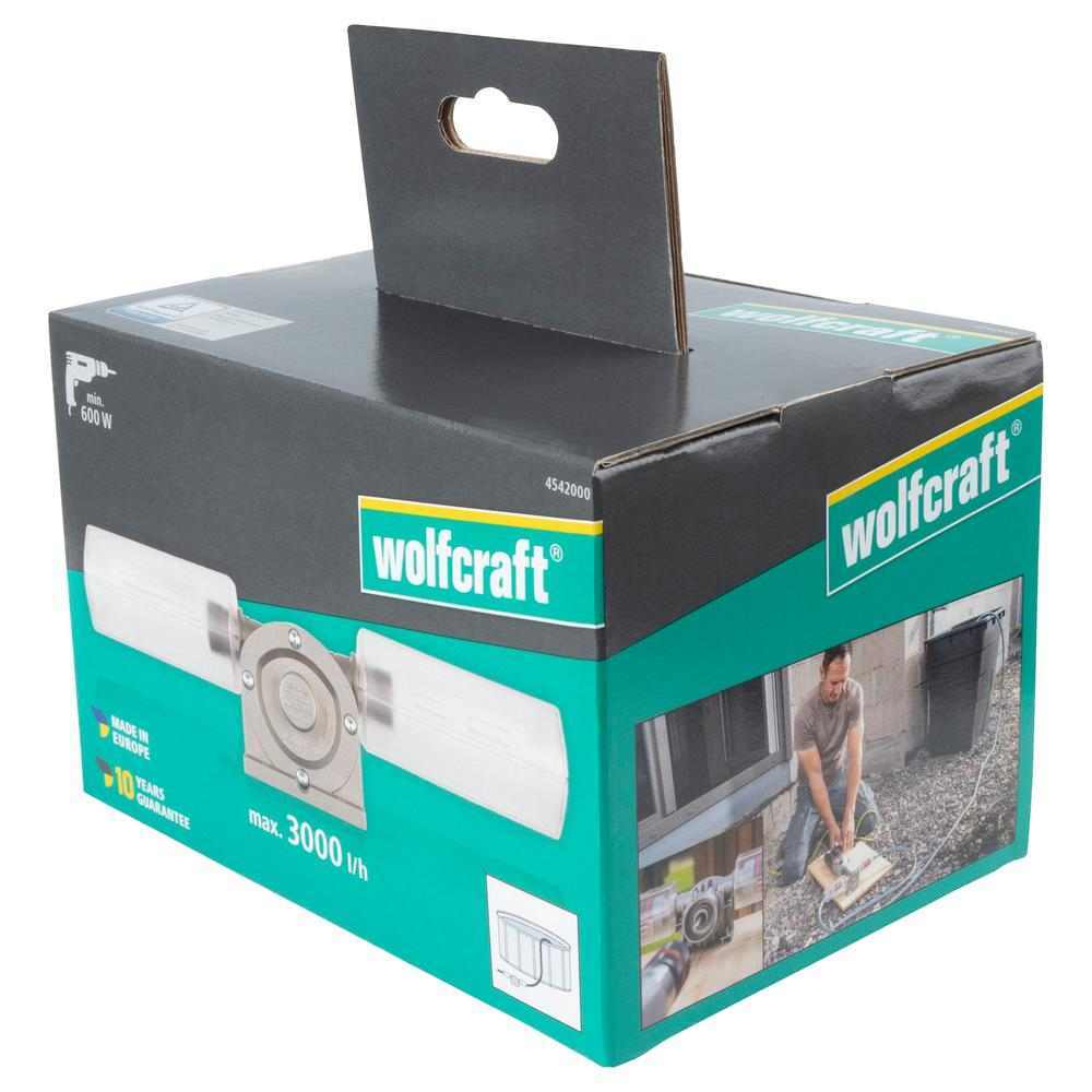 Wolfcraft Pumpa Pretočna Za Bušilicu Plastično Kućište PRO MAX 3000 l/h - 4542000 - Slika 13