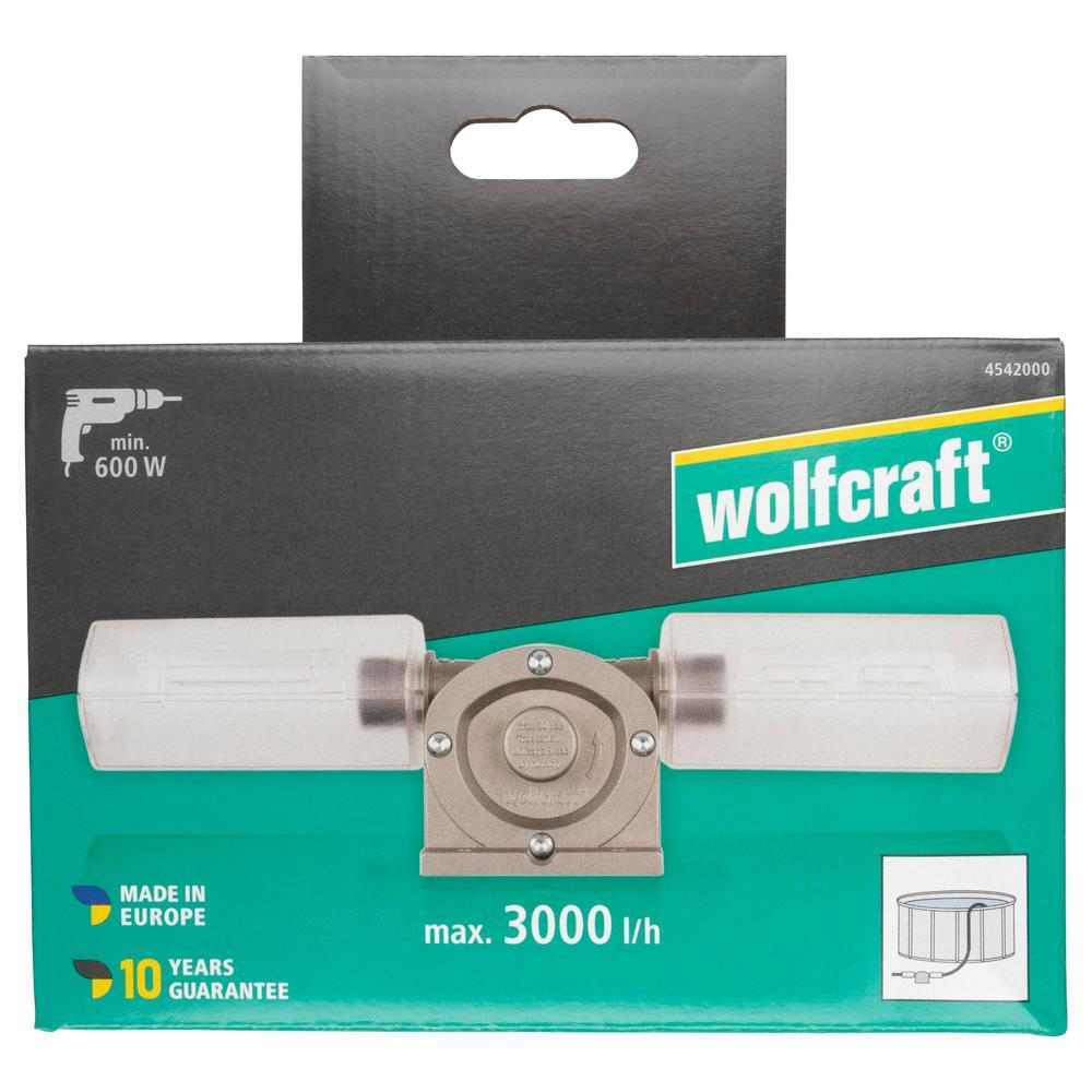 Wolfcraft Pumpa Pretočna Za Bušilicu Plastično Kućište PRO MAX 3000 l/h - 4542000 - Slika 14
