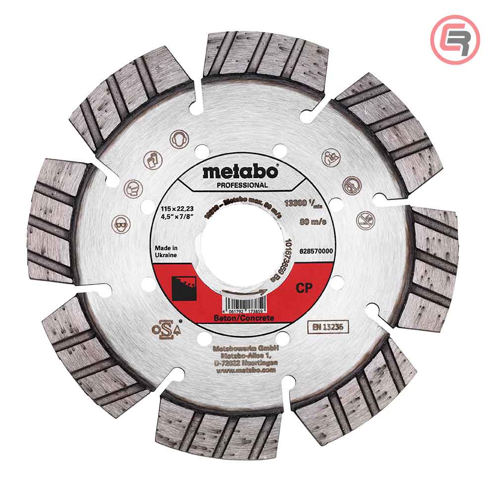 Metabo Dijamantna Rezna Ploča Za Beton 115 x 22,23 mm "CP" Professional - 628570000