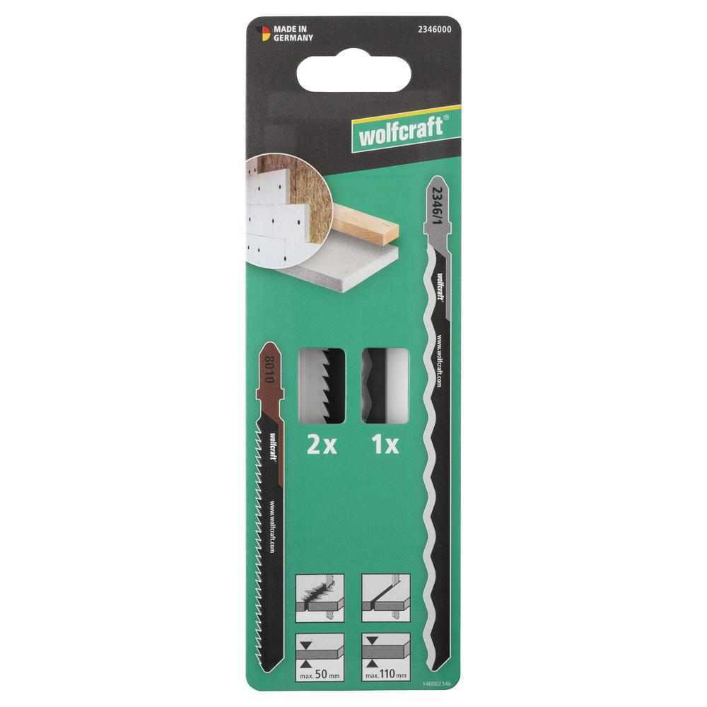 Wolfcraft Ubodne Pilice Za IZOLACIJSKE Materijale HCS Brzi Rez / 3 kom - 2346000 - Slika 5