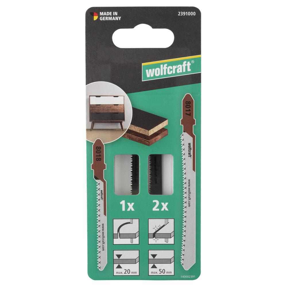 Wolfcraft Ubodne Pilice Za Izradu NAMJEŠTAJA HCS Ravni i Zakrivljeni Rez / 3 kom – 2391000 - Slika 5