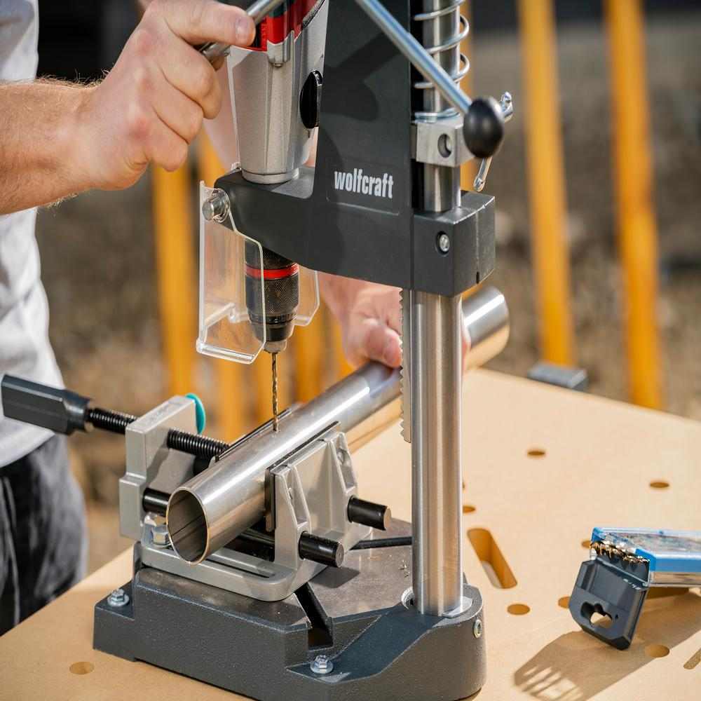 Wolfcraft Stalak Za Bušilicu PRO Prihvata fi 43 / 203 x 307 x 56 5mm - 5029000 - Slika 4