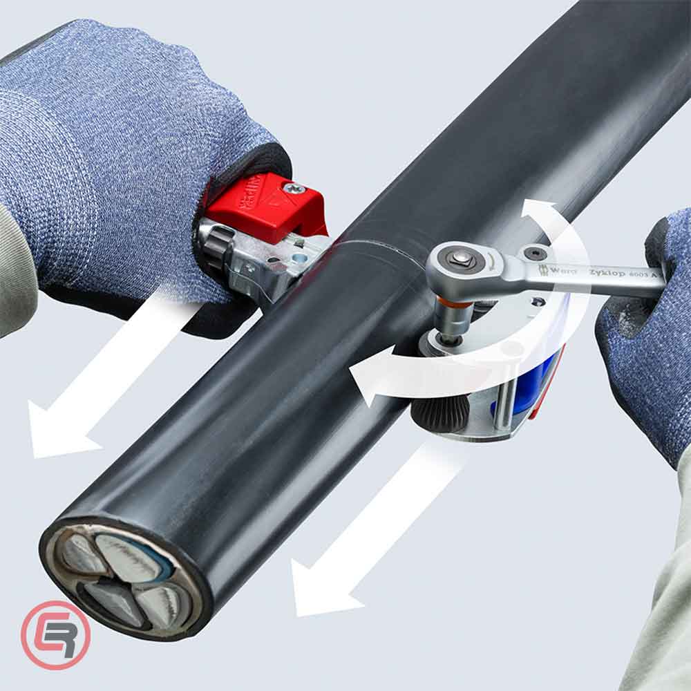 Knipex Skidač Izolacije i Plašta Kabla STX60 fi 30 - 60 mm - 16 45 220 - Slika 11