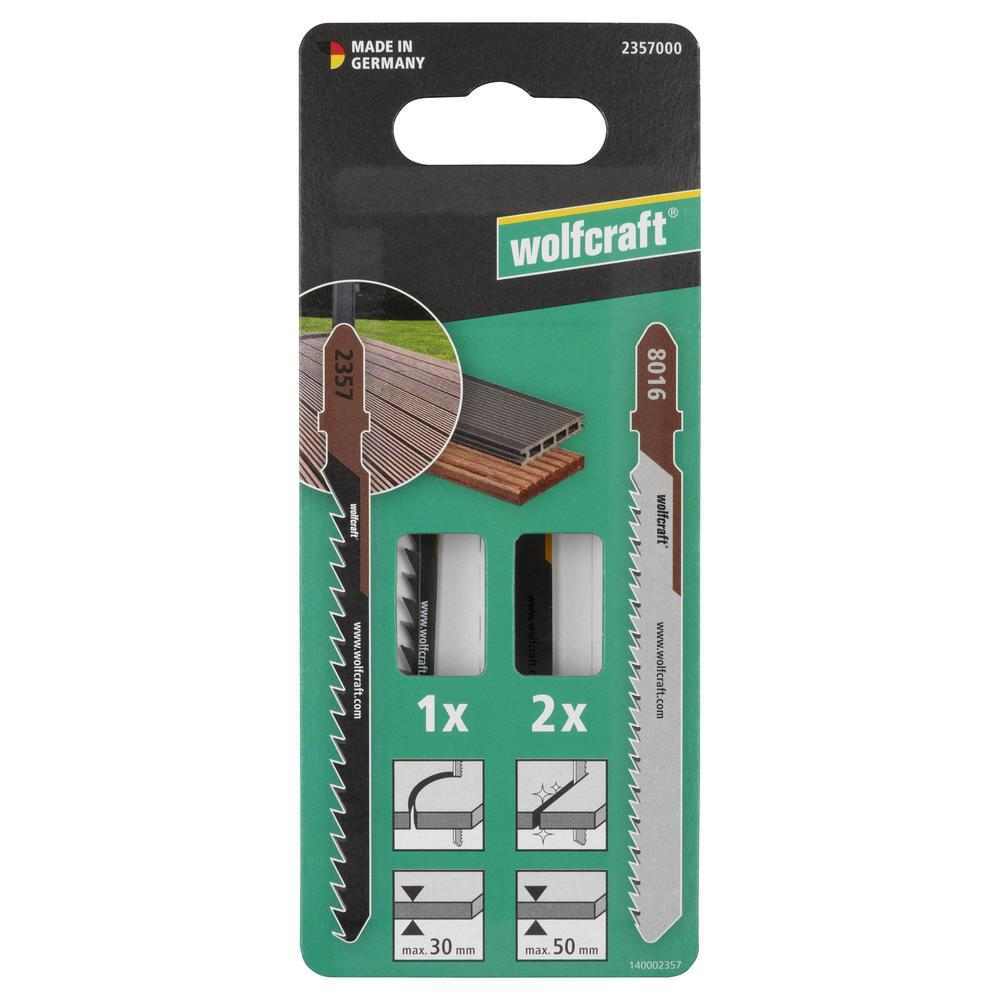 Wolfcraft Ubodne Pilice Za Podne Obloge Za TERASU BiM / HCS Fini Ravni i Zakrivljeni Rez / 3 kom – 2357000 - Slika 5