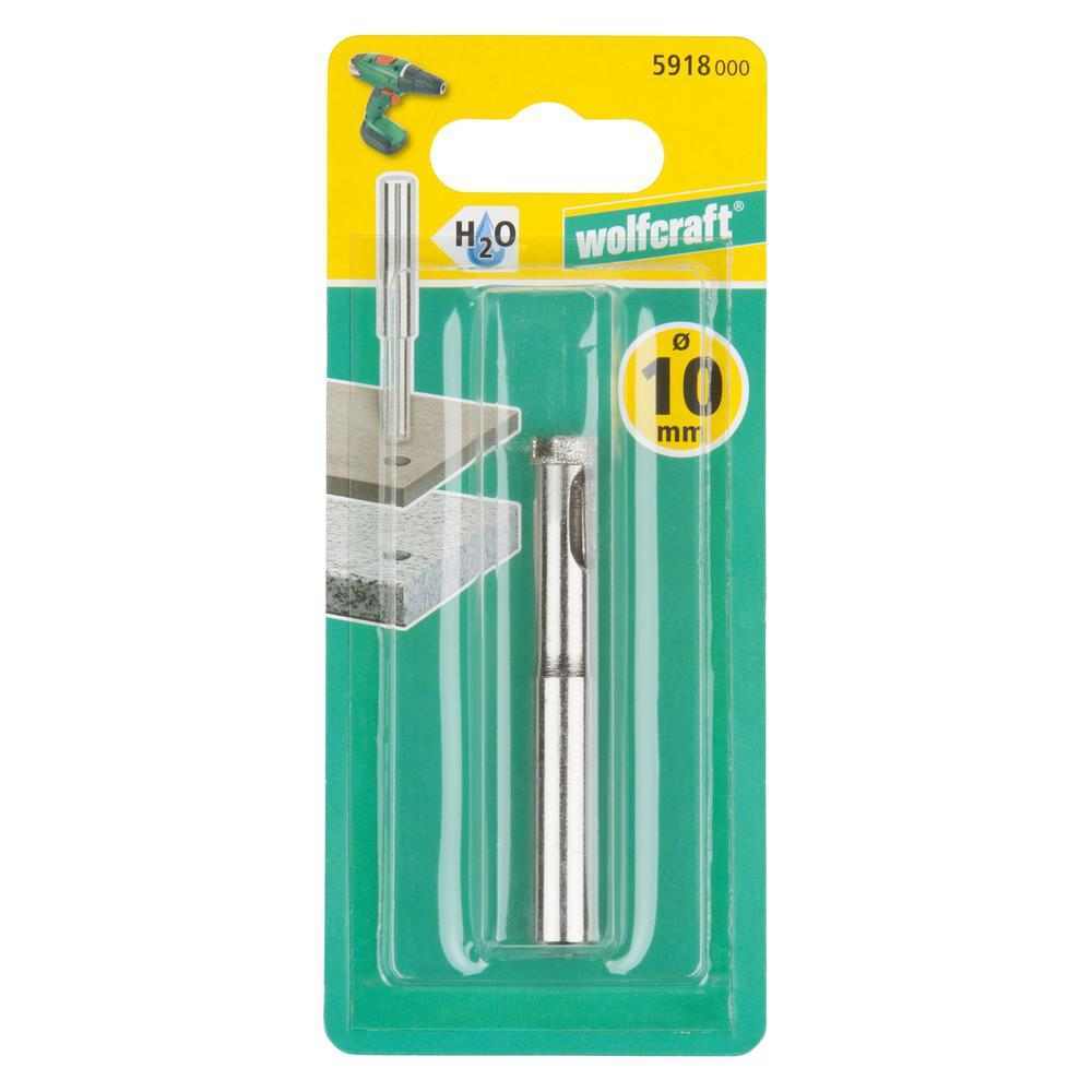 Wolfcraft Dijamantno Svrdlo Kruna "CERAMIC" 10 x 30 mm / Osovina 10 mm - 5918000 - Slika 5