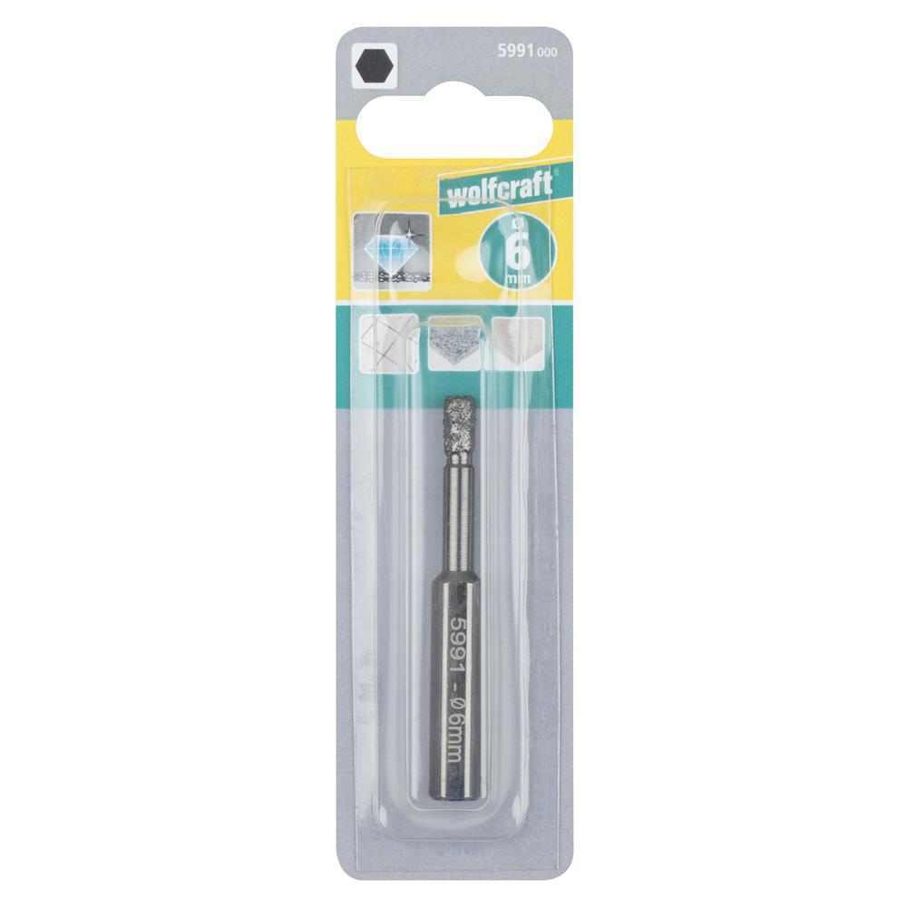 Wolfcraft Dijamantno Svrdlo Za Suho Bušenje 6-STR Prihvat / fi 6 x 30 mm – 5991000 - Slika 6