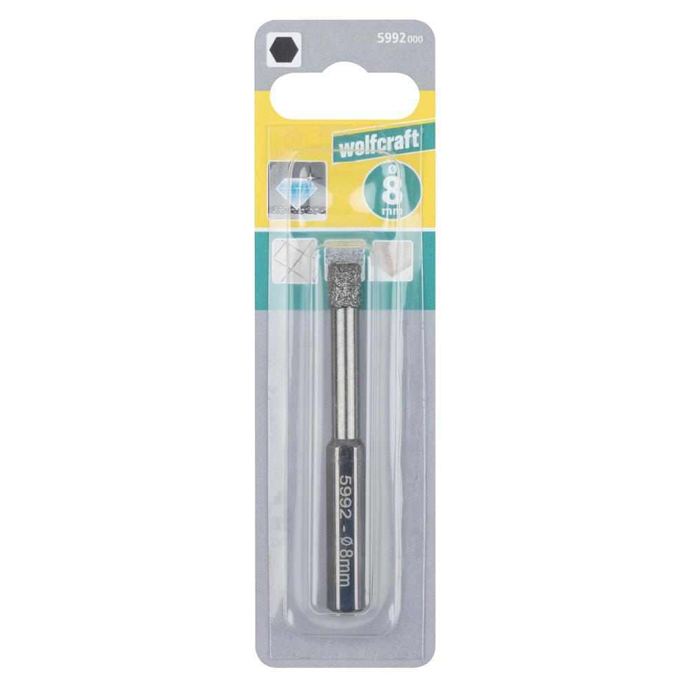 Wolfcraft Dijamantno Svrdlo Za Suho Bušenje 6-STR Prihvat / fi 8 x 40 mm – 5992000 - Slika 6