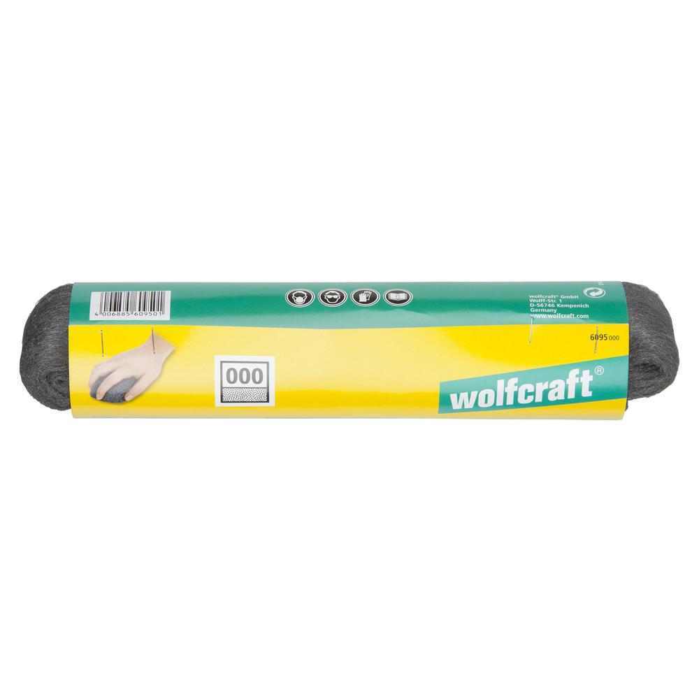 Wolfcraft Čelična Vuna Za Poliranje i Čišćenje Finoća: 000 Super Fina / 200 gr – 6095000 - Slika 4