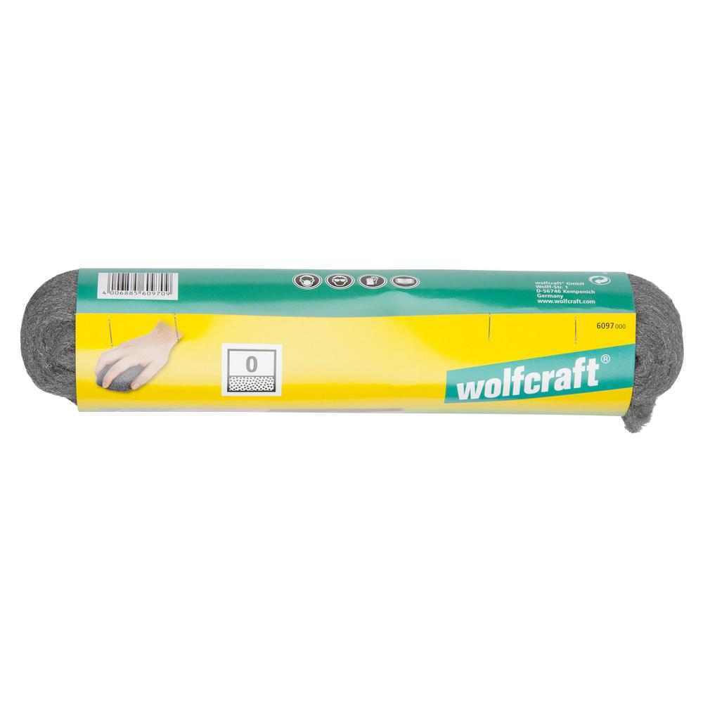 Wolfcraft Čelična Vuna Za Poliranje i Čišćenje Finoća: 0 Fina / 200 gr – 6097000 - Slika 4