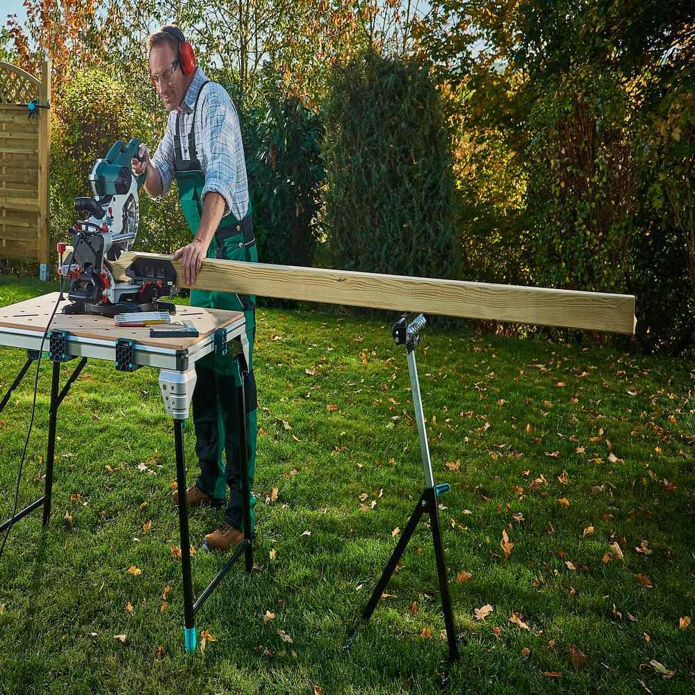 Wolfcraft Stalak Višenamjenski Sa Valjkom i Kuglicama 630 – 1.000 mm – 6102300 - Slika 7