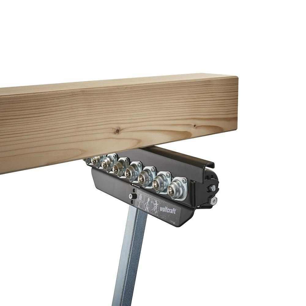 Wolfcraft Stalak Višenamjenski Sa Valjkom i Kuglicama 630 – 1.000 mm – 6102300 - Slika 2