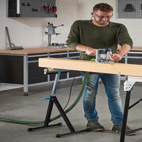 Wolfcraft Stalak Višenamjenski Sa Valjkom 640 – 1.000 mm – 6119973 - Slika 4