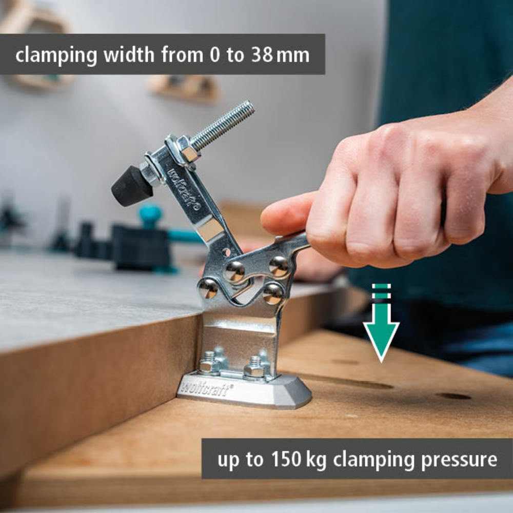 Wolfcraft Stega Brza Mobilna Za Radne Stolove 0 - 38 mm / 150 kg – 6893000 - Slika 8