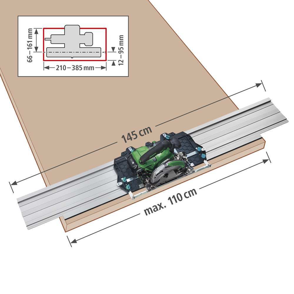 Wolfcraft Vodilica Za Kružne Pile FKS 145 / 145 cm – 6913000 - Slika 2