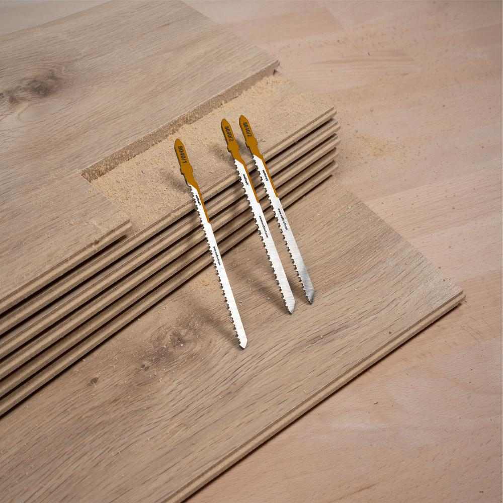 Wolfcraft Ubodne Pilice Za LAMINAT HCS Fini Ravni i Zakrivljeni Rez / 3 kom – 8040000 - Slika 3