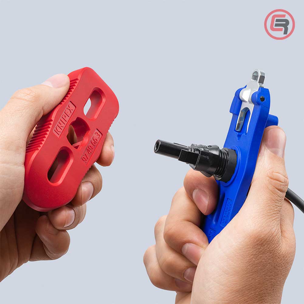 Knipex Set Alata Za Montažu i Demontažu MC4 / MC4 Evo 2 PV Konektora - 97 49 66 3 - Slika 7