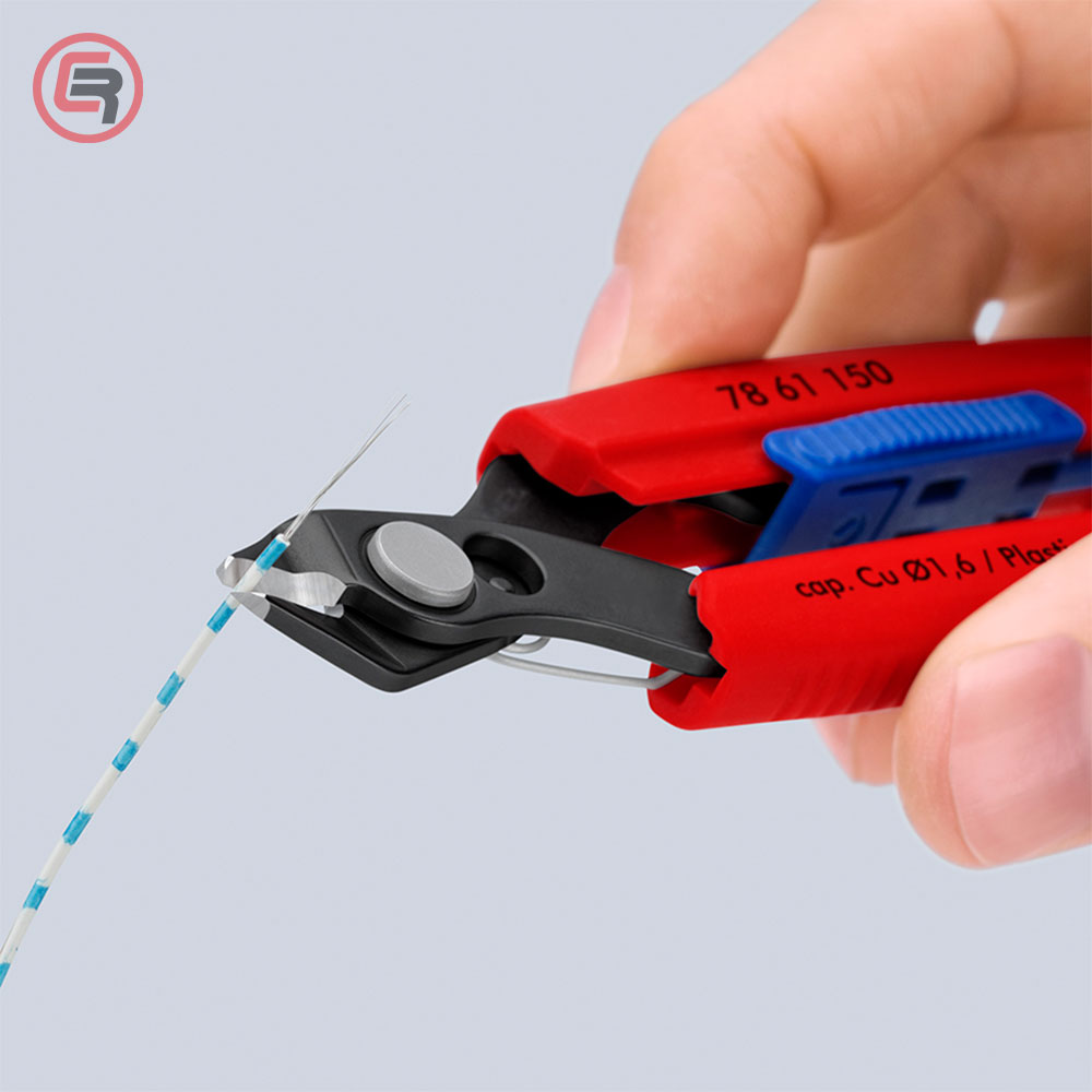Knipex Kliješta Sječice Elektroničarska "Slim Knips" 150 mm Sa Plastičnom Futrolom – 78 61 150 V01 - Slika 9