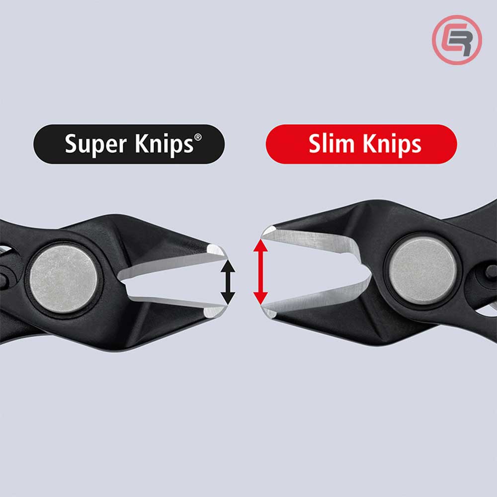 Knipex Kliješta Sječice Elektroničarska "Slim Knips" 150 mm Sa Plastičnom Futrolom – 78 61 150 V01 - Slika 4