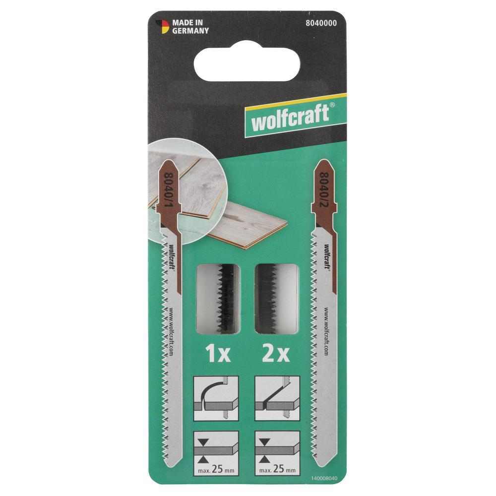 Wolfcraft Ubodne Pilice Za LAMINAT HCS Fini Ravni i Zakrivljeni Rez / 3 kom – 8040000 - Slika 5