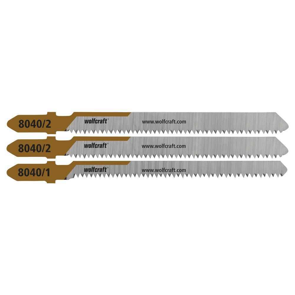 Wolfcraft Ubodne Pilice Za LAMINAT HCS Fini Ravni i Zakrivljeni Rez / 3 kom – 8040000