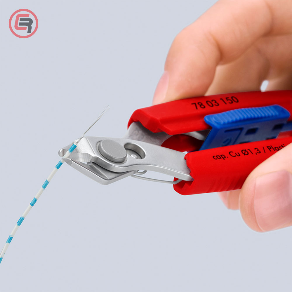 Knipex Kliješta Sječice Elektroničarska "Slim Knips" 150 mm Sa Plastičnom Futrolom – 78 03 150 V01 - Slika 8