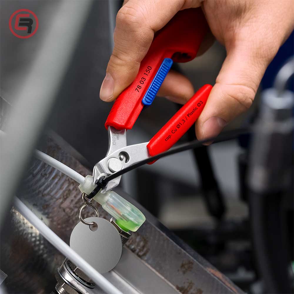 Knipex Kliješta Sječice Elektroničarska "Slim Knips" 150 mm Sa Plastičnom Futrolom – 78 03 150 V01 - Slika 9