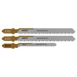 Wolfcraft Ubodne Pilice Za PARKET HSS / HCS Fini Ravni i Zakrivljeni Rez / 3 kom - 2332000